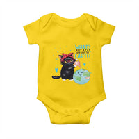 Just A Cat Who Loves The Earth Baby Onesie Earth Day Cat Lover Gift