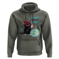 Just A Cat Who Loves The Earth Hoodie Earth Day Cat Lover Gift