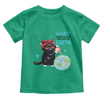 Just A Cat Who Loves The Earth Toddler T Shirt Earth Day Cat Lover Gift