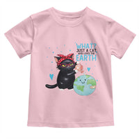 Just A Cat Who Loves The Earth Toddler T Shirt Earth Day Cat Lover Gift