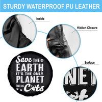 Earth Day Cat Lover Spare Tire Cover Save Earth Its The Only Planet With Cats