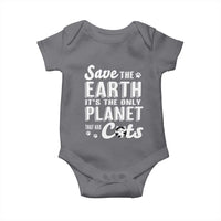 Earth Day Cat Lover Baby Onesie Save Earth Its The Only Planet With Cats