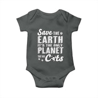 Earth Day Cat Lover Baby Onesie Save Earth Its The Only Planet With Cats