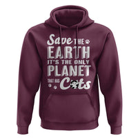 Earth Day Cat Lover Hoodie Save Earth Its The Only Planet With Cats