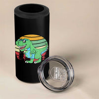 Funny Earth Day Dinosaur Lover 4 in 1 Can Cooler Tumbler Save The Planet
