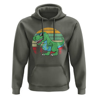 Funny Earth Day Dinosaur Lover Hoodie Save The Planet
