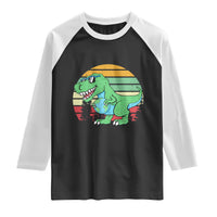 Funny Earth Day Dinosaur Lover Raglan Shirt Save The Planet