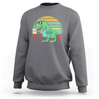 Funny Earth Day Dinosaur Lover Sweatshirt Save The Planet