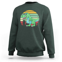 Funny Earth Day Dinosaur Lover Sweatshirt Save The Planet