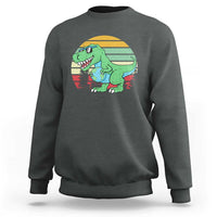 Funny Earth Day Dinosaur Lover Sweatshirt Save The Planet