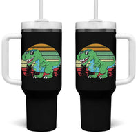Funny Earth Day Dinosaur Lover Tumbler With Handle Save The Planet