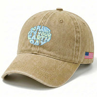 Go Planet It Is Your Earth Day Washed Cotton Baseball Cap Environmental Activism