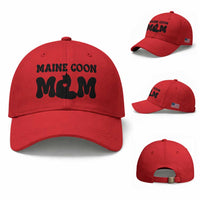 Maine Coon Mom Baseball Cap Cat Lover Gift For Her