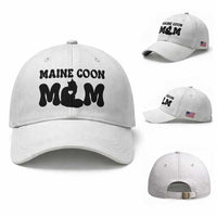 Maine Coon Mom Baseball Cap Cat Lover Gift For Her