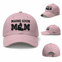 Maine Coon Mom Baseball Cap Cat Lover Gift For Her