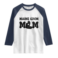 Maine Coon Mom Raglan Shirt Cat Lover Gift For Her