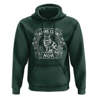 Vintage Floral Maine Coon Hoodie Mothers Day Cat Mom Gift