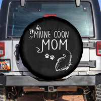 Maine Coon Mom Spare Tire Cover Large Breed Cat Lover Silhouette Gift