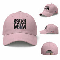 British Shorthair Mom Life Baseball Cap Mothers Day Cat Mom Gift