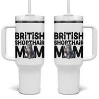 British Shorthair Mom Life Tumbler With Handle Mothers Day Cat Mom Gift
