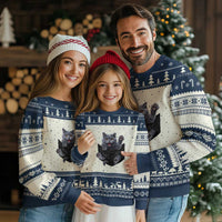 Cute British Shorthair Cat In Pocket Ugly Christmas Sweater Cat Lover