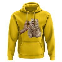 Cute Persian Cat High Five Hoodie Cat Lover