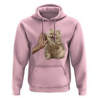 Cute Persian Cat High Five Hoodie Cat Lover
