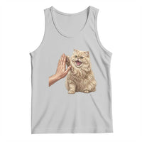 Cute Persian Cat High Five Tank Top Cat Lover