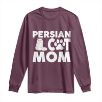 Proud Persian Cat Mom Long Sleeve Shirt Fluffy Cat Lover Gift For Her