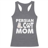 Proud Persian Cat Mom Racerback Tank Top Fluffy Cat Lover Gift For Her