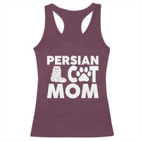 Proud Persian Cat Mom Racerback Tank Top Fluffy Cat Lover Gift For Her