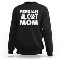 Proud Persian Cat Mom Sweatshirt Fluffy Cat Lover Gift For Her