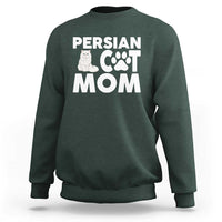 Proud Persian Cat Mom Sweatshirt Fluffy Cat Lover Gift For Her