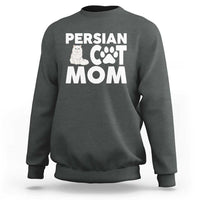 Proud Persian Cat Mom Sweatshirt Fluffy Cat Lover Gift For Her