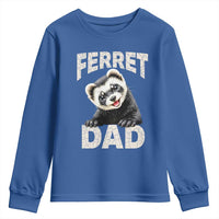 Ferret Dad Life Youth Sweatshirt Cute Exotic Animal Parent Gift