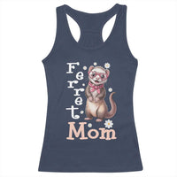 Ferret Mom Life Racerback Tank Top Funny Cute Polecat Ferret Lover