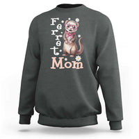 Ferret Mom Life Sweatshirt Funny Cute Polecat Ferret Lover