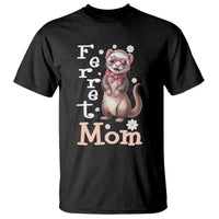 Ferret Mom Life T Shirt Funny Cute Polecat Ferret Lover
