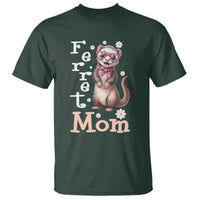 Ferret Mom Life T Shirt Funny Cute Polecat Ferret Lover