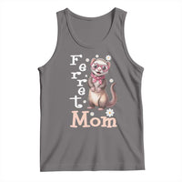 Ferret Mom Life Tank Top Funny Cute Polecat Ferret Lover