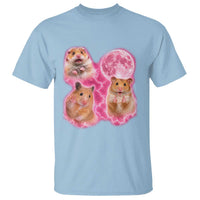 Three Hamsters Retro Graphic T Shirt Small Pet Lover Gift Idea