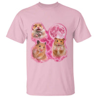 Three Hamsters Retro Graphic T Shirt Small Pet Lover Gift Idea