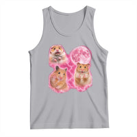 Three Hamsters Retro Graphic Tank Top Small Pet Lover Gift Idea
