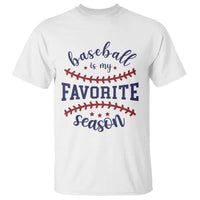 Baseball Is My Favorite Season T Shirt Sports Fan Gift