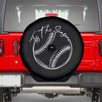 Aesthetic Tis The Season Baseball Graphic Spare Tire Cover Sports Fan Gift