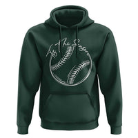Aesthetic Tis The Season Baseball Graphic Hoodie Sports Fan Gift