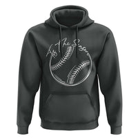 Aesthetic Tis The Season Baseball Graphic Hoodie Sports Fan Gift