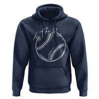 Aesthetic Tis The Season Baseball Graphic Hoodie Sports Fan Gift