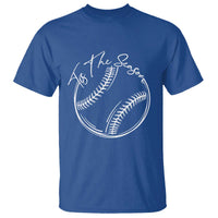 Aesthetic Tis The Season Baseball Graphic T Shirt Sports Fan Gift