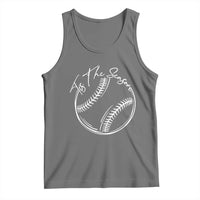 Aesthetic Tis The Season Baseball Graphic Tank Top Sports Fan Gift